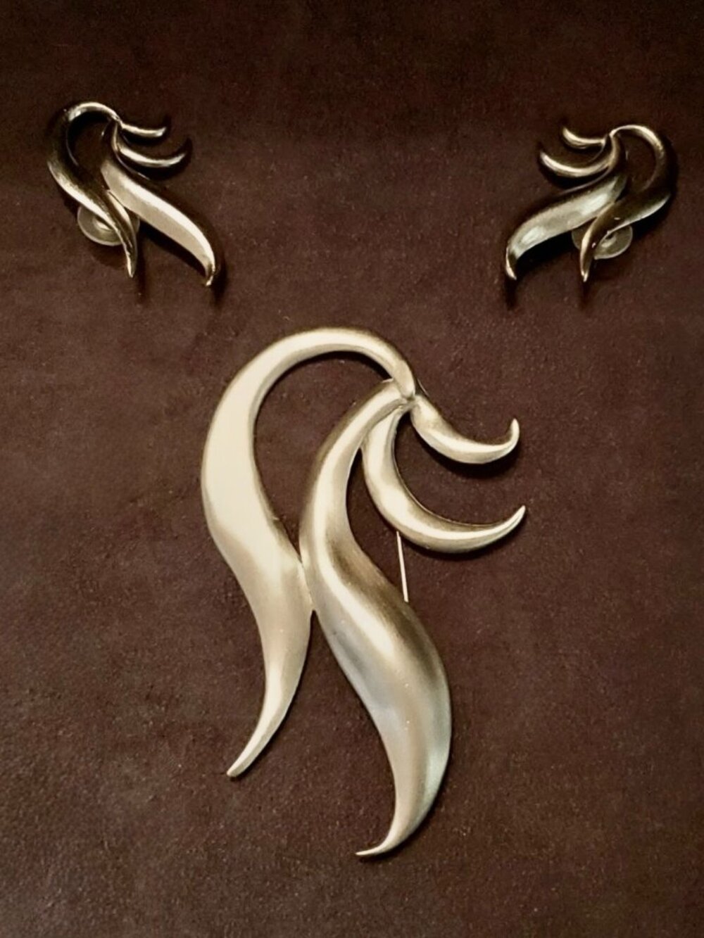 Brooch and Earrings Set